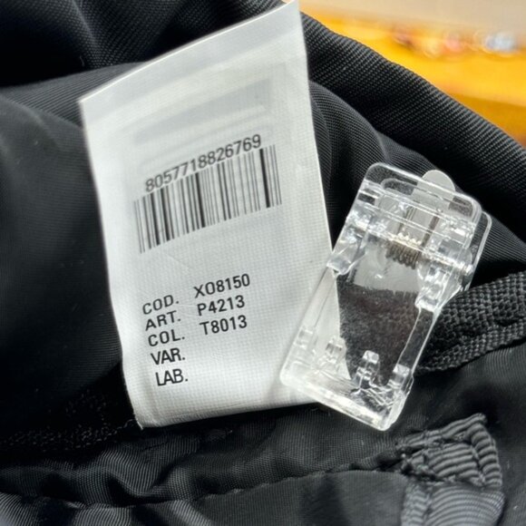 🆕 DIESEL 🧿 NWOT Black Nylon Monogrammed Backpack - Picture 13 of 13